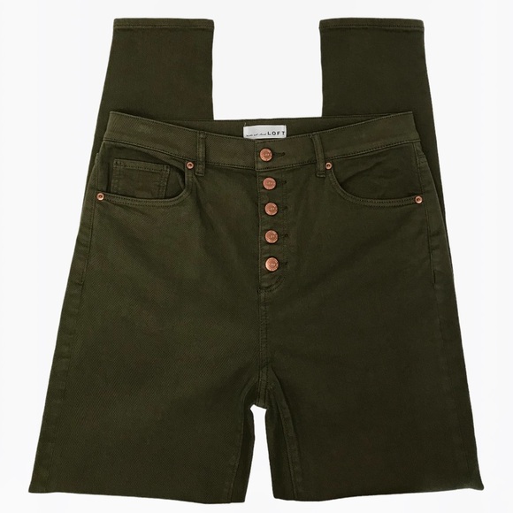 LOFT High-Rise Button Fly Skinny Women’s Jeans - 29 - Picture 8 of 17